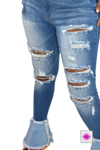Wild Thing Denim Jeans - Keanna Couture